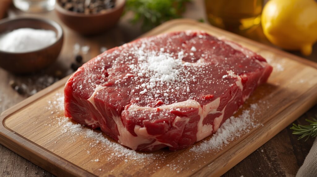 посипати м’ясо харчовою содою